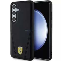   Ferrari FEHMS24MP3BAK Samsung S24+ S926 fekete keménytok MagSafe