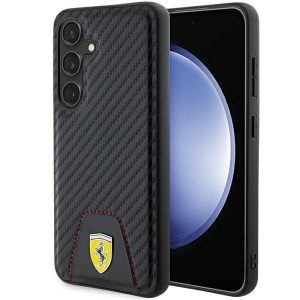 Ferrari FEHCS24SN3PUK Samsung S24 S921 fekete keménytok