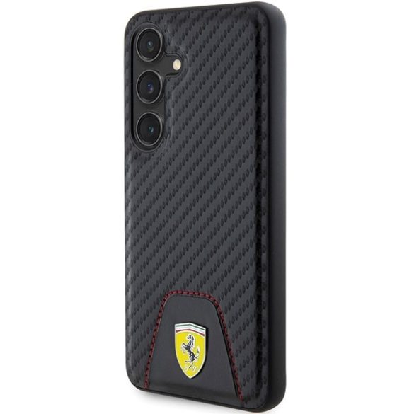 Ferrari FEHCS24SN3PUK Samsung S24 S921 fekete keménytok