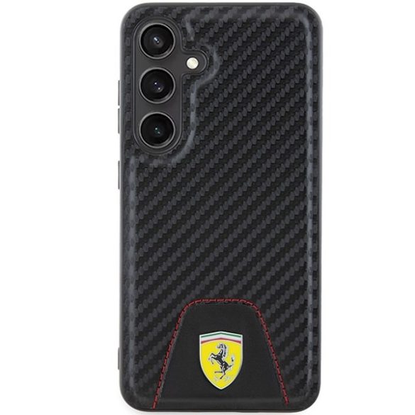 Ferrari FEHCS24SN3PUK Samsung S24 S921 fekete keménytok