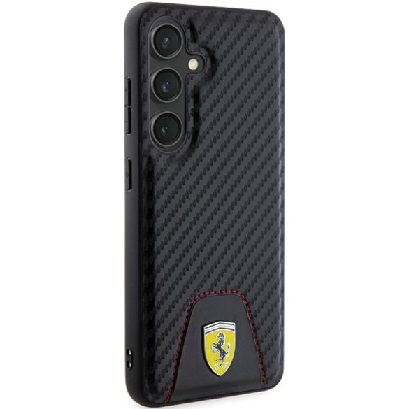 Ferrari FEHCS24SN3PUK Samsung S24 S921 fekete keménytok