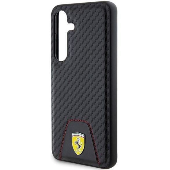 Ferrari FEHCS24SN3PUK Samsung S24 S921 fekete keménytok