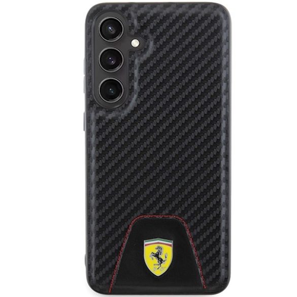 Ferrari FEHCS24MN3PUK Samsung S24+ S926 fekete keménytok