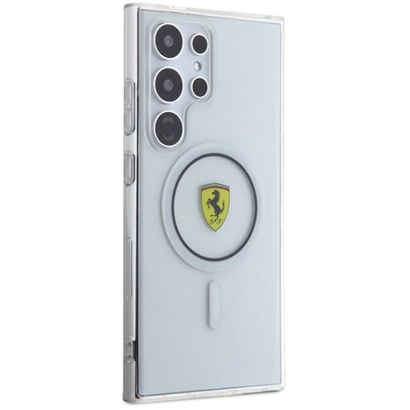 Ferrari FEHMS24LU3CLK Samsung S24 Ultra S928 fekete keménytok MagSafe