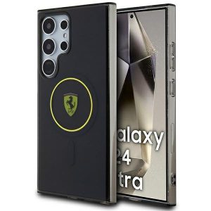 Ferrari FEHMS24LU3SMY Samsung S24 Ultra S928 sárga keménytok MagSafe