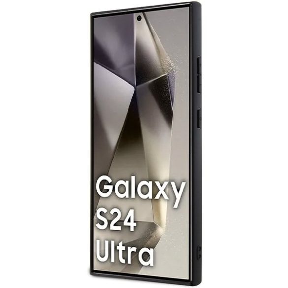 Guess GUHCS24LPG4GPK Samsung S24 Ultra S928 fekete keménytok