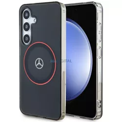   Mercedes MEHMS24S23HUORK Samsung S24 S921 fekete keménytok piros MagSafe