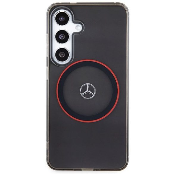 Mercedes MEHMS24S23HUORK Samsung S24 S921 fekete keménytok piros MagSafe