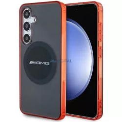   AMG AMHMS24SS23HBCK Samsung S24 S921 fekete keménytok Átlátszó Bicolor MagSafe
