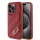 Karl Lagerfeld KLHCP15XPQDSMGR Diagonal Quilted Script tok iPhone 15 Pro Max - piros
