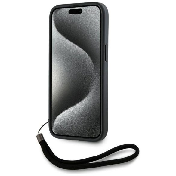 Karl Lagerfeld KLHCP15LPAMSCNSR Saffiano Athleisure Stripes Cord tok iPhone 15 Pro - piros