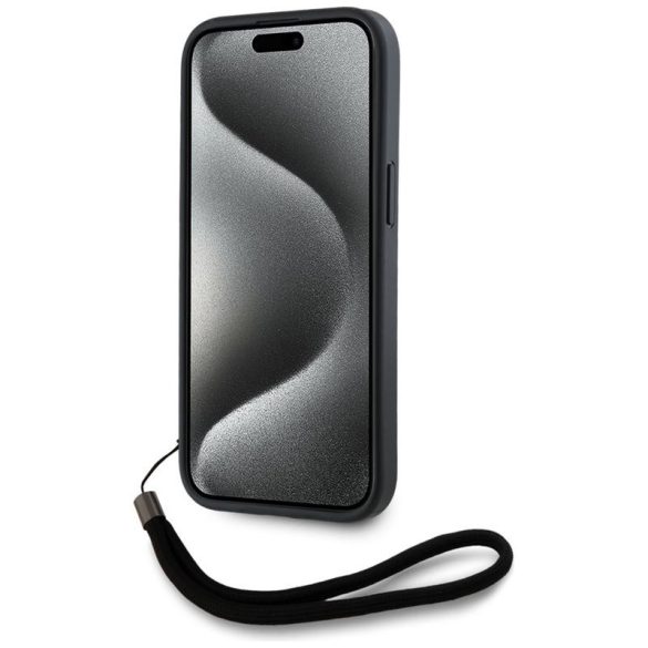 Karl Lagerfeld KLHCP15XPAMSCNSR Saffiano Athleisure Stripes Cord tok iPhone 15 Pro Max - piros