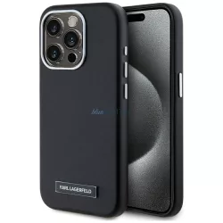   Karl Lagerfeld KLHMP15LPGMSRPK FW Metal Plate MagSafe-kompatibilis tok iPhone 15 Pro - fekete