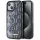 Karl Lagerfeld KLHCP15SLKLGKCCK Liquide Glitter Monogram Gradient tok iPhone 15 - fekete