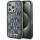 Karl Lagerfeld KLHCP15LLKLGKCCK Liquide Glitter Monogram Gradient tok iPhone 15 Pro - fekete