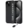 Karl Lagerfeld KLHCP15SPSAKDGCK Saffiano Rhinestones & Charm tok iPhone 15 - fekete