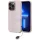 Karl Lagerfeld KLHCP15LPSAKDGCP Saffiano Rhinestones & Charm tok iPhone 15 Pro - rózsaszín