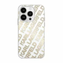   Karl Lagerfeld KLHCP15XHKFOEMD IML Fullover Logo tok iPhone 15 Pro Max - arany