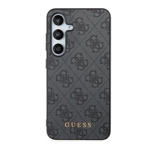 Guess GUHCS24SG4GFGR 4G Metal Gold Logo keménytok Samsung Galaxy S24 - fekete