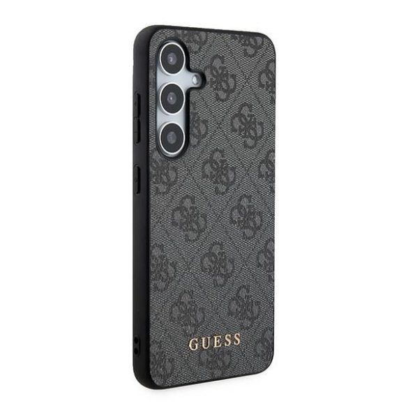 Guess GUHCS24SG4GFGR 4G Metal Gold Logo keménytok Samsung Galaxy S24 - fekete