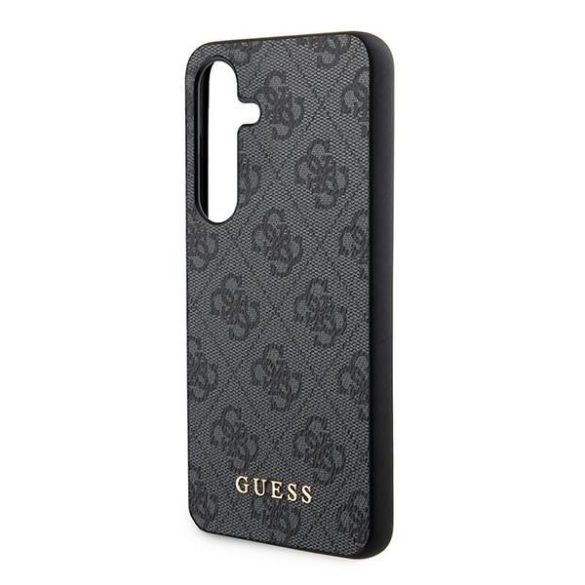 Guess GUHCS24SG4GFGR 4G Metal Gold Logo keménytok Samsung Galaxy S24 - fekete