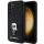 Karl Lagerfeld KLHCS24MSMHHKNPK Silicone Ikonik Metal Pin tok Samsung Galaxy S24 Plus - fekete