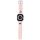 Karl Lagerfeld KLAWMSLKCNP 3D Rubber Karl&Choupette Heads csereszíj Apple Watch 38/40/41mm - rózsaszín