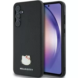   Hello Kitty HKHCSA55PGHDLMK Metal Logo Kitty Head keménytok Samsung Galaxy A55 - fekete