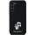 Karl Lagerfeld KLHCSA35SMHKCNPK Silicone Karl&Choupette Metal Pin keménytok Samsung Galaxy A35 - fekete