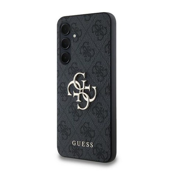 Guess GUHCSA354GMGGR 4G Big Metal Logo keménytok Samsung Galaxy A35 - fekete