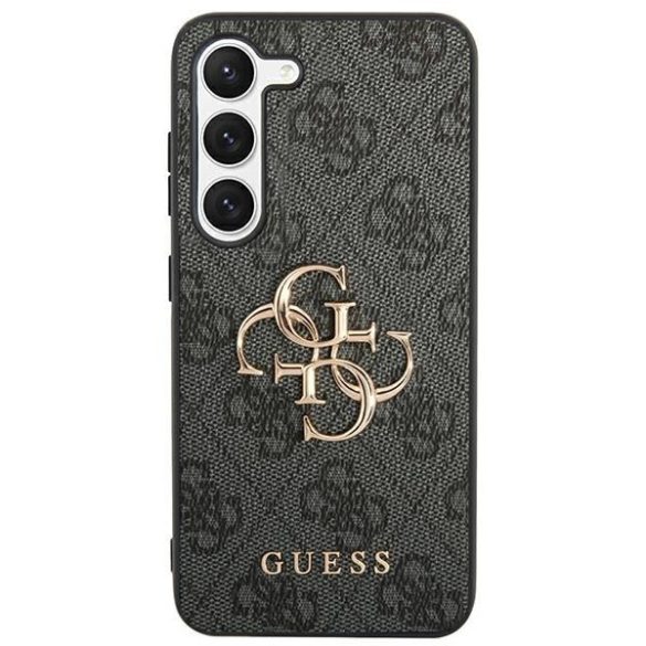 Guess GUHCSA554GMGGR 4G Big Metal Logo keménytok Samsung Galaxy A55 - fekete