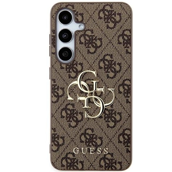 Guess GUHCSA554GMGBR 4G Big Metal Logo keménytok Samsung Galaxy A55 - barna