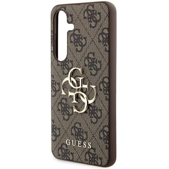 Guess GUHCSA554GMGBR 4G Big Metal Logo keménytok Samsung Galaxy A55 - barna