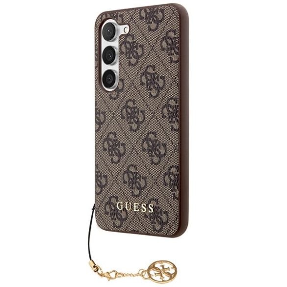 Guess GUHCSA35GF4GBR 4G Charms Collection keménytok Samsung Galaxy A35 - barna