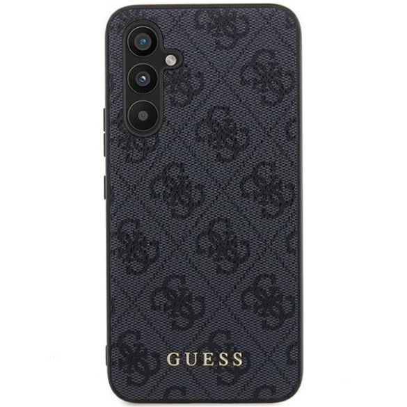 Guess GUOHCSA35G4GFGR 4G Metal Gold Logo keménytok Samsung Galaxy A35 - fekete