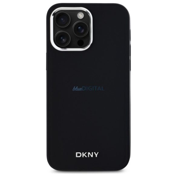 DKNY DKHMP14XPSCMCLK Plain Logo MagSafe-kompatibilis keménytok iPhone 14 Pro Max - fekete