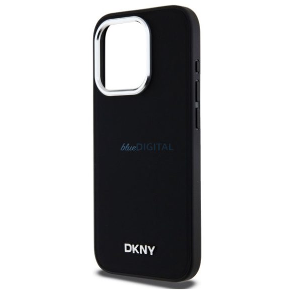 DKNY DKHMP15XPSCMCLK Plain Logo MagSafe keménytok iPhone 15 Pro Max - fekete