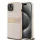 DKNY DKHCP15SPRTHSLP Leather Mono Stripe & Metal Logo tok iPhone 15 - rózsaszín