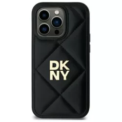   DKNY DKHCP14SPQDSLK Quilted Stack Logo tok iPhone 14 - fekete