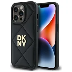   DKNY DKHCP14LPQDSLK Quilted Stack Logo tok iPhone 14 Pro - fekete