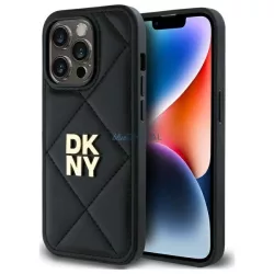  DKNY DKHCP14XPQDSLK Quilted Stack Logo tok iPhone 14 Pro Max - fekete