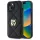 DKNY DKHCP15SPQDSLK Quilted Stack Logo tok iPhone 15 - fekete
