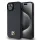 DKNY DKHMP15MPSHRPSK Leather Monogram Pattern Metal Logo MagSafe-kompatibilis tok iPhone 15 Plus - fekete