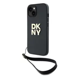   DKNY DKHCP14SPBSWSK Wrist Strap Stock Logo tok iPhone 14 - fekete