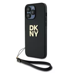   DKNY DKHCP14XPBSWSK Wrist Strap Stock Logo tok iPhone 14 Pro Max - fekete