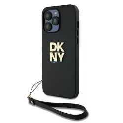   DKNY DKHCP14XPBSWSK Wrist Strap Stock Logo tok iPhone 14 Pro Max - fekete