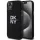 DKNY DKHCP15SSMCBSK Liquid Silicone Metal Logo tok iPhone 15 - fekete