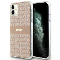   DKNY DKHMN61HRHSEP IML Mono & Stripe MagSafe-kompatibilis tok iPhone 11  - rózsaszín