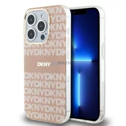   DKNY DKHMP15LHRHSEP IML Mono & Stripe MagSafe-kompatibilis tok iPhone 15 Pro - rózsaszín