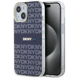  DKNY DKHMP15SHRHSEB IML Mono & Stripe MagSafe-kompatibilis tok iPhone 15 - kék